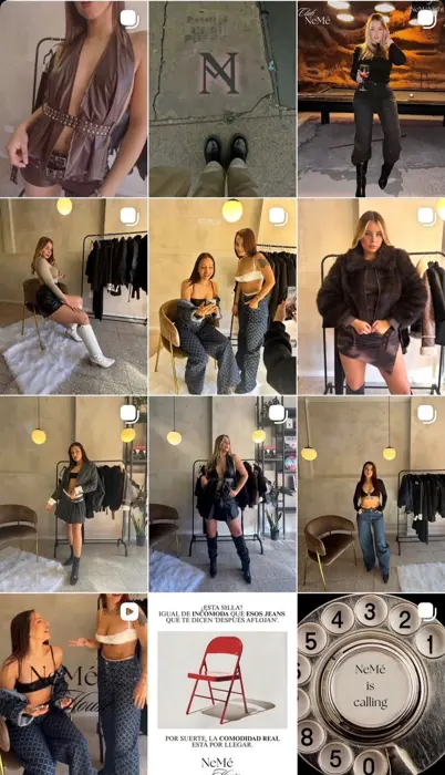 NeMé: Feed de Instagram